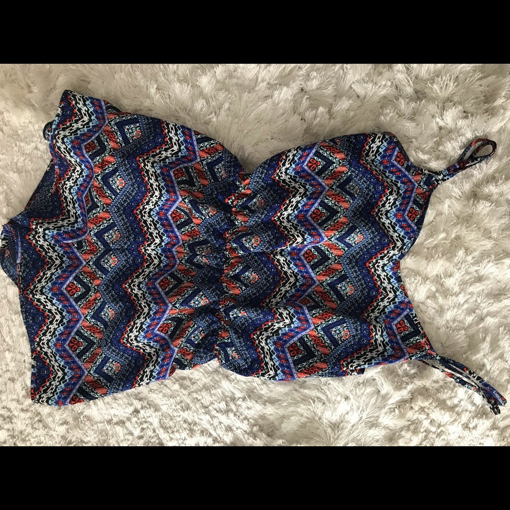 Love Tree Aztec Pattern Romper